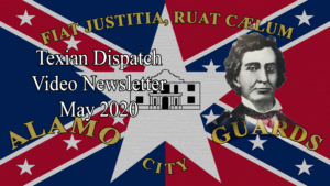 Texian Dispatch Video Newsletter May 2020: Antebellum Banjo