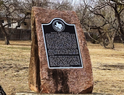 The Restoration and Relocation of the Battle of Adams Hill Historical Marker